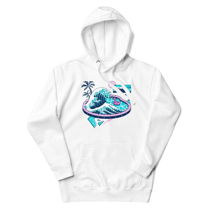 Den store pool i Kanagawa Japansk sweatshirt S