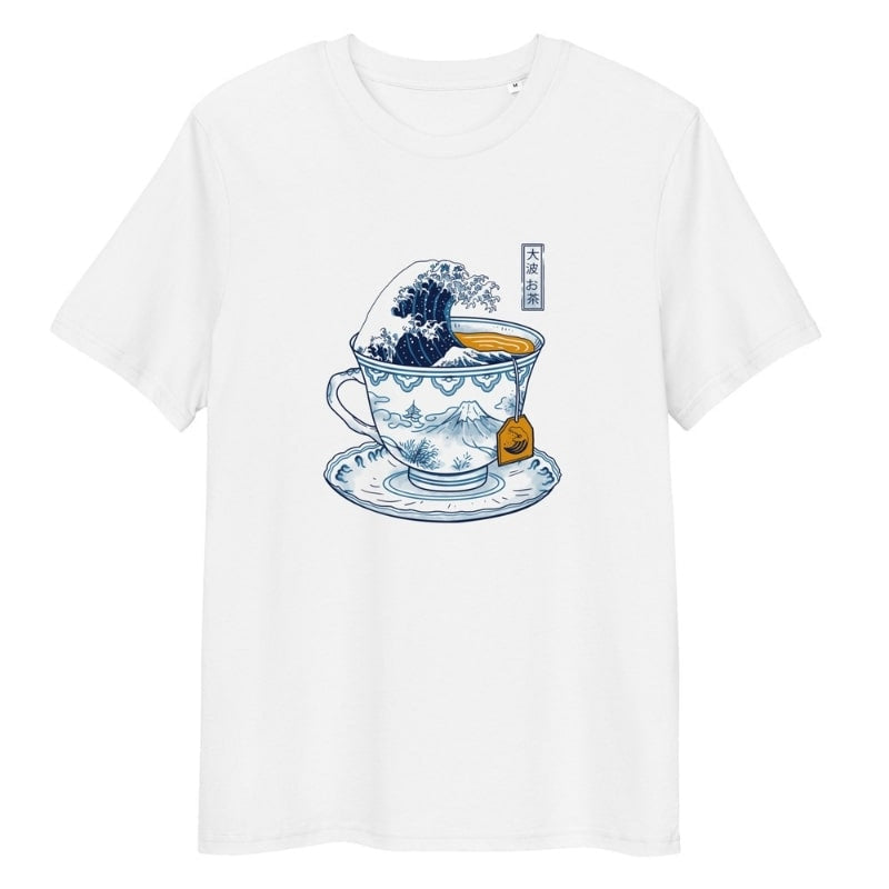 Den store te fra Kanagawa Japansk T-shirt S