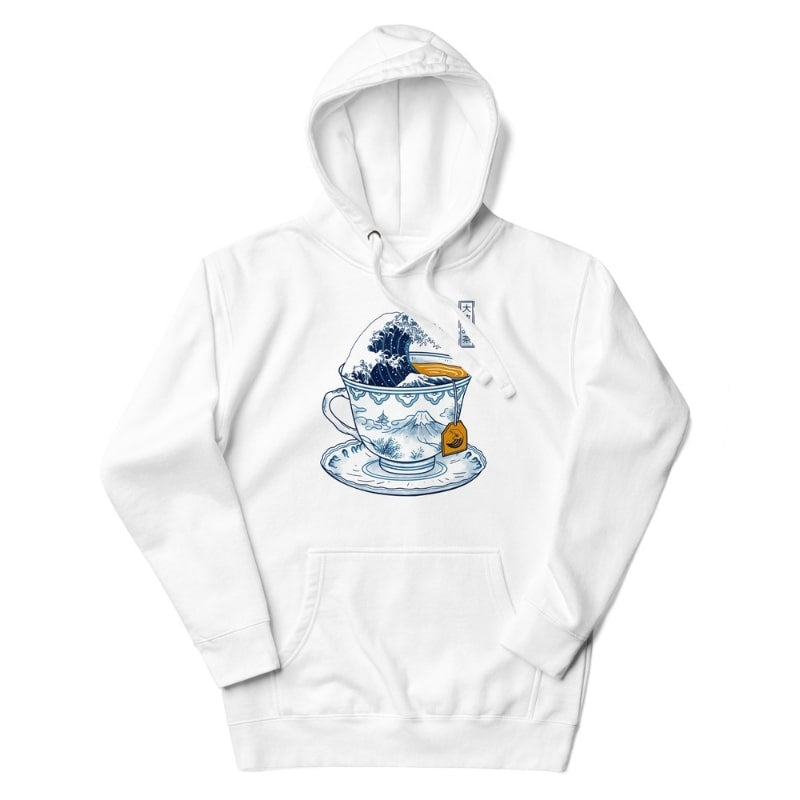 Den store te i Kanagawa Japansk sweatshirt S