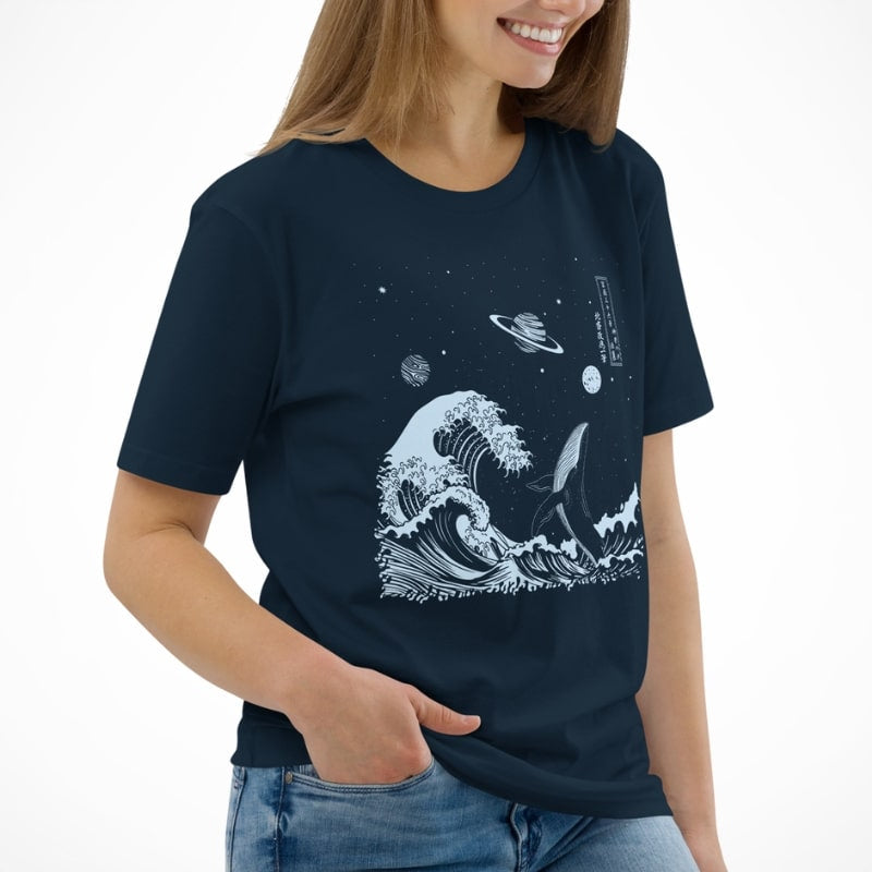 Det store univers Japansk T-shirt