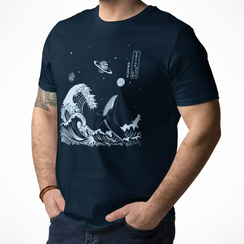 Det store univers Japansk T-shirt