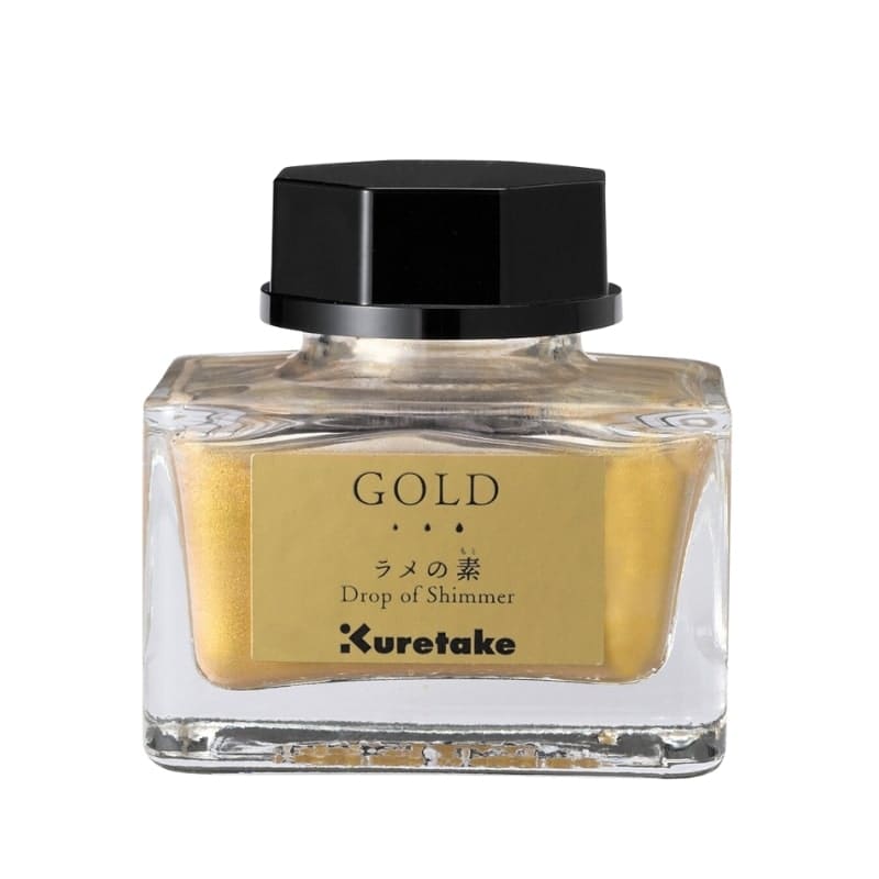 Drop of Shimmer-blæk af Kuretake Guld