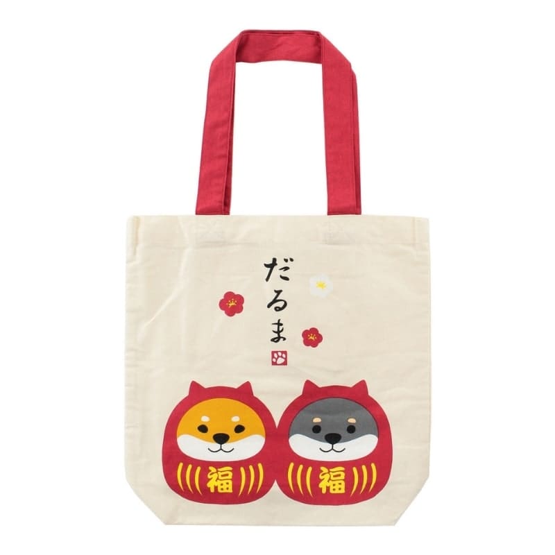 Elfenbenstaske Shiba Daruma