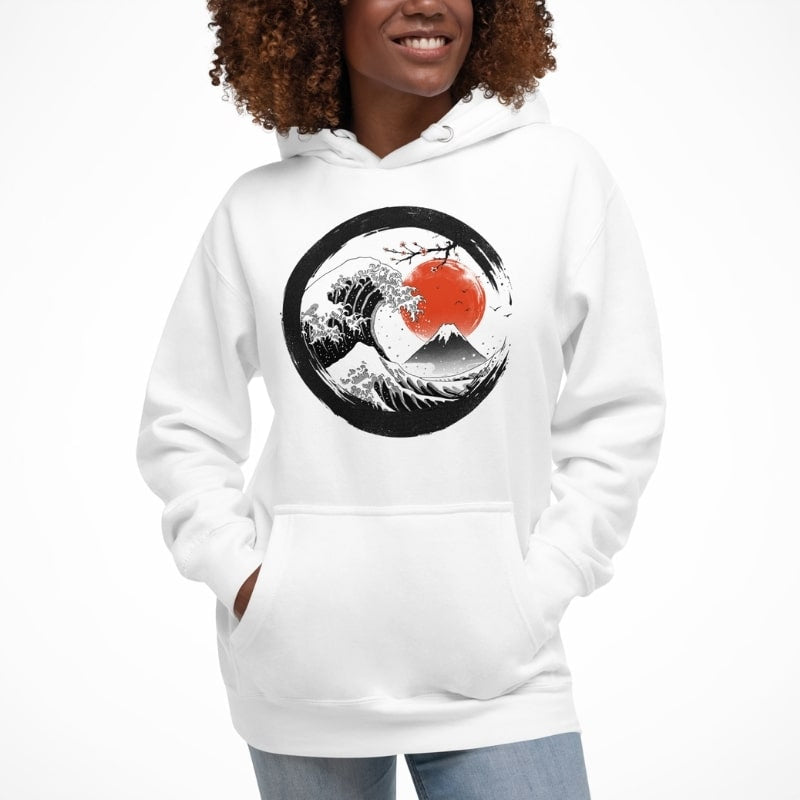 Enso Kanagawa japansk sweatshirt