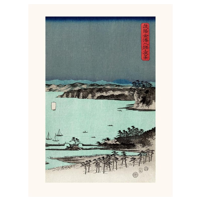Japansk tryk Hiroshige Kanazawa N°3 - A3