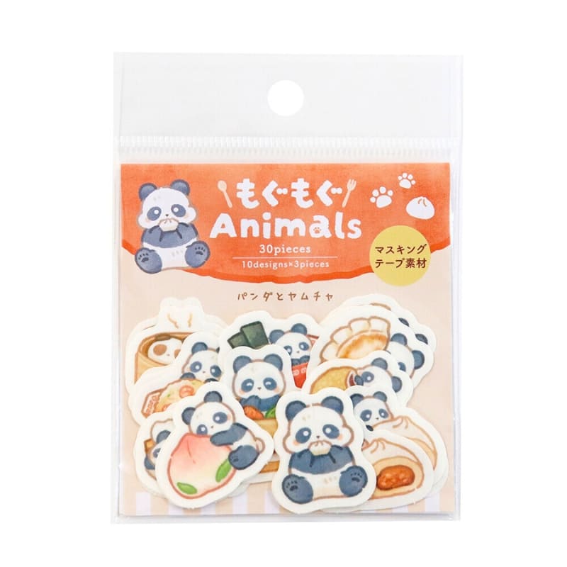 Flake Kawaii Panda-klistermærker