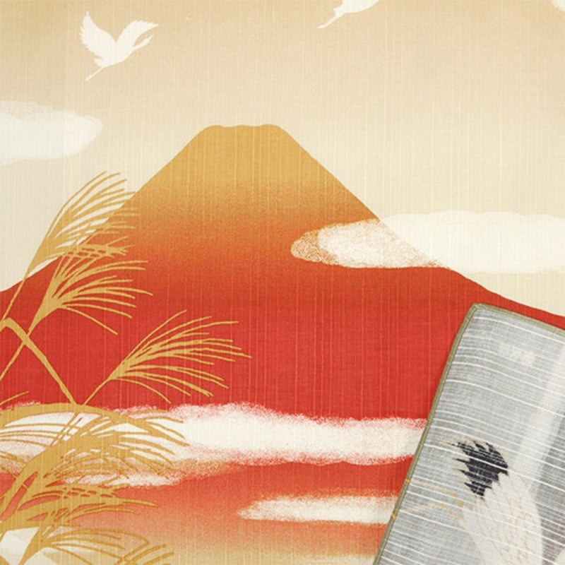 Furoshiki Crane & Fuji - 50x50 cm