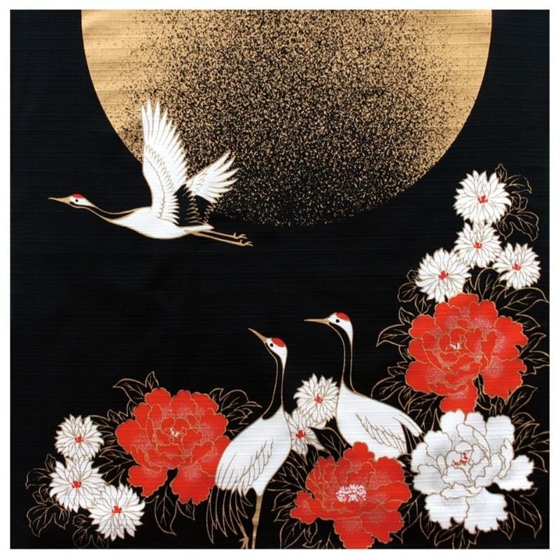 Furoshiki japansk trane - 50x50 cm