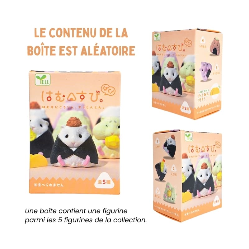 Gachapon Onigiri Hamster-figur