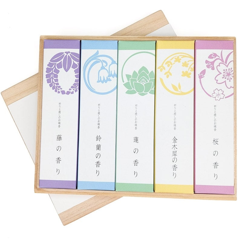 Gavesæt med naturlig japansk røgelse