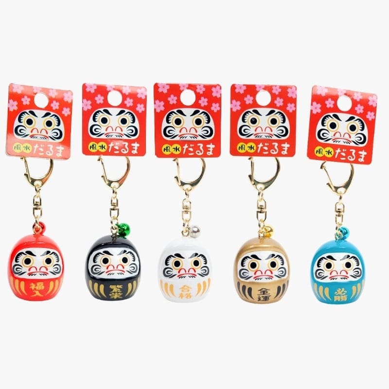 Grand Daruma nøglering - Farve efter eget valg