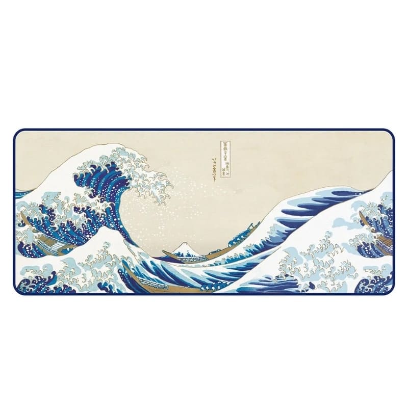 Grande Vague de Kanagawa skrivebordstæppe