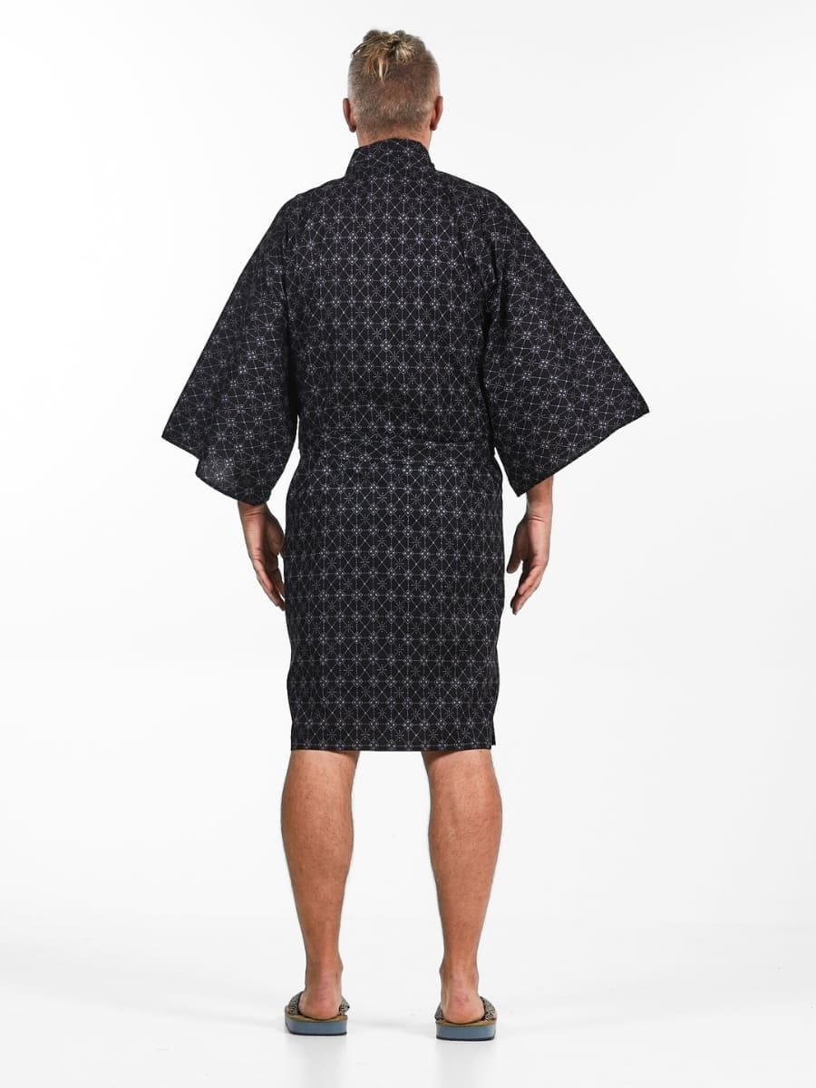 Happi Hishigata Kimono til mænd Én størrelse