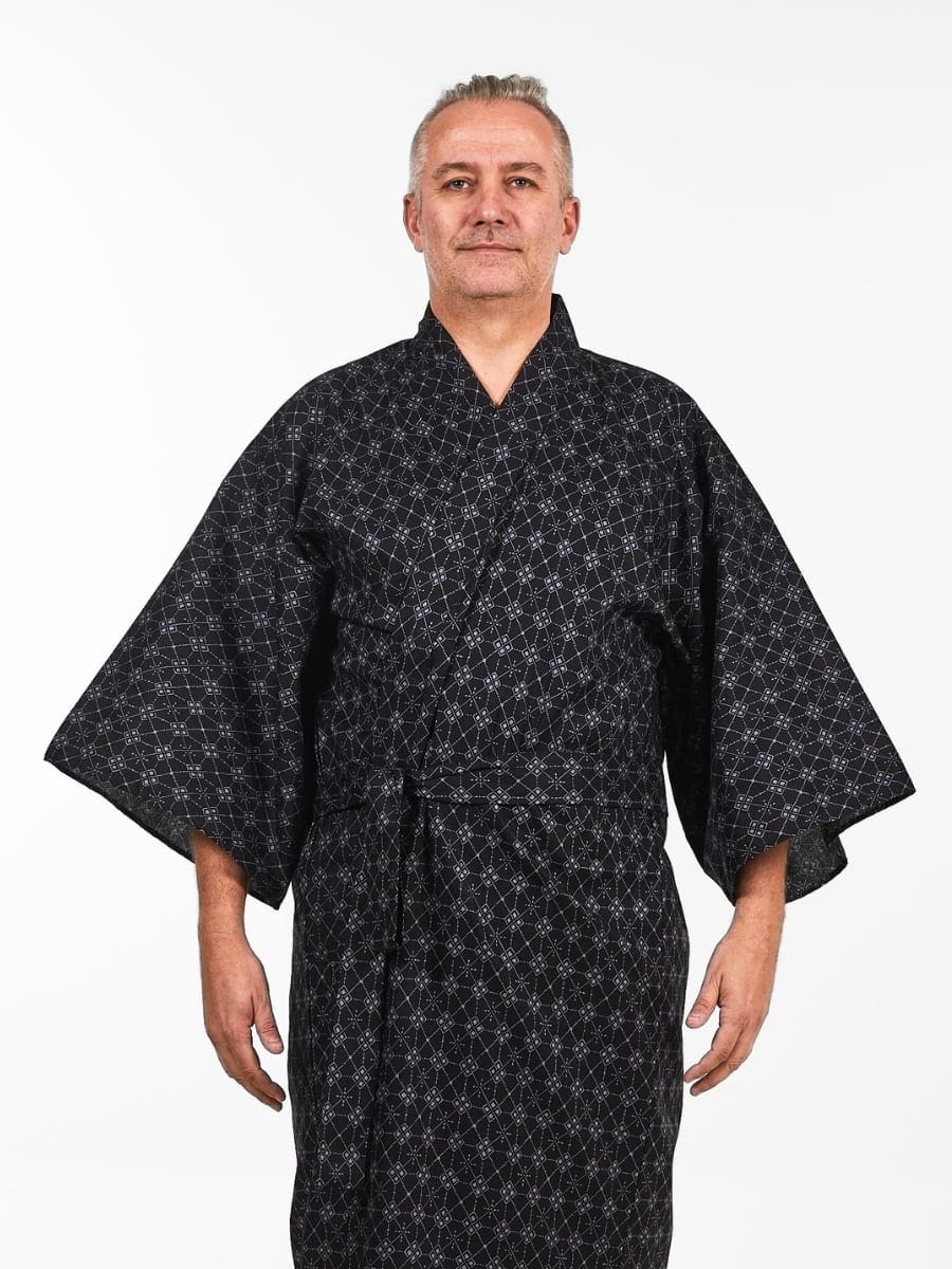Happi Hishigata Kimono til mænd Én størrelse