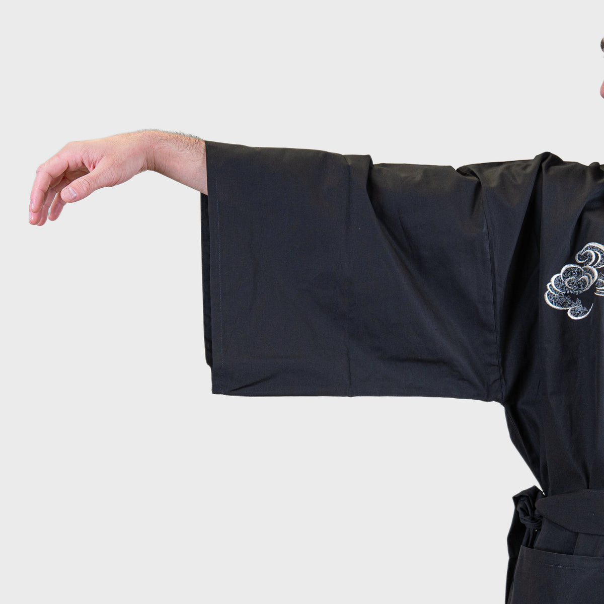 Happi-kimono Herre Oversize – Broderet Drage