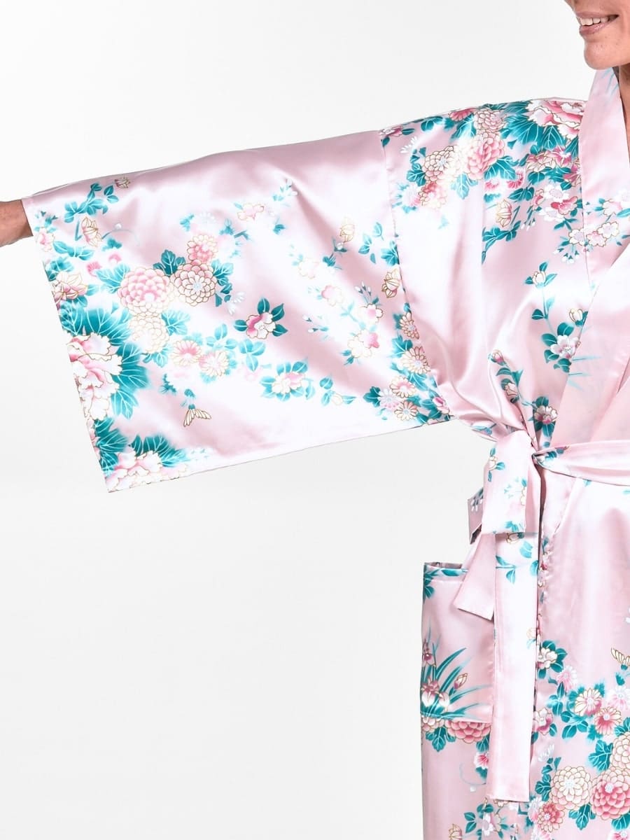 Happi Kimono Peony & Iris til kvinder Én størrelse