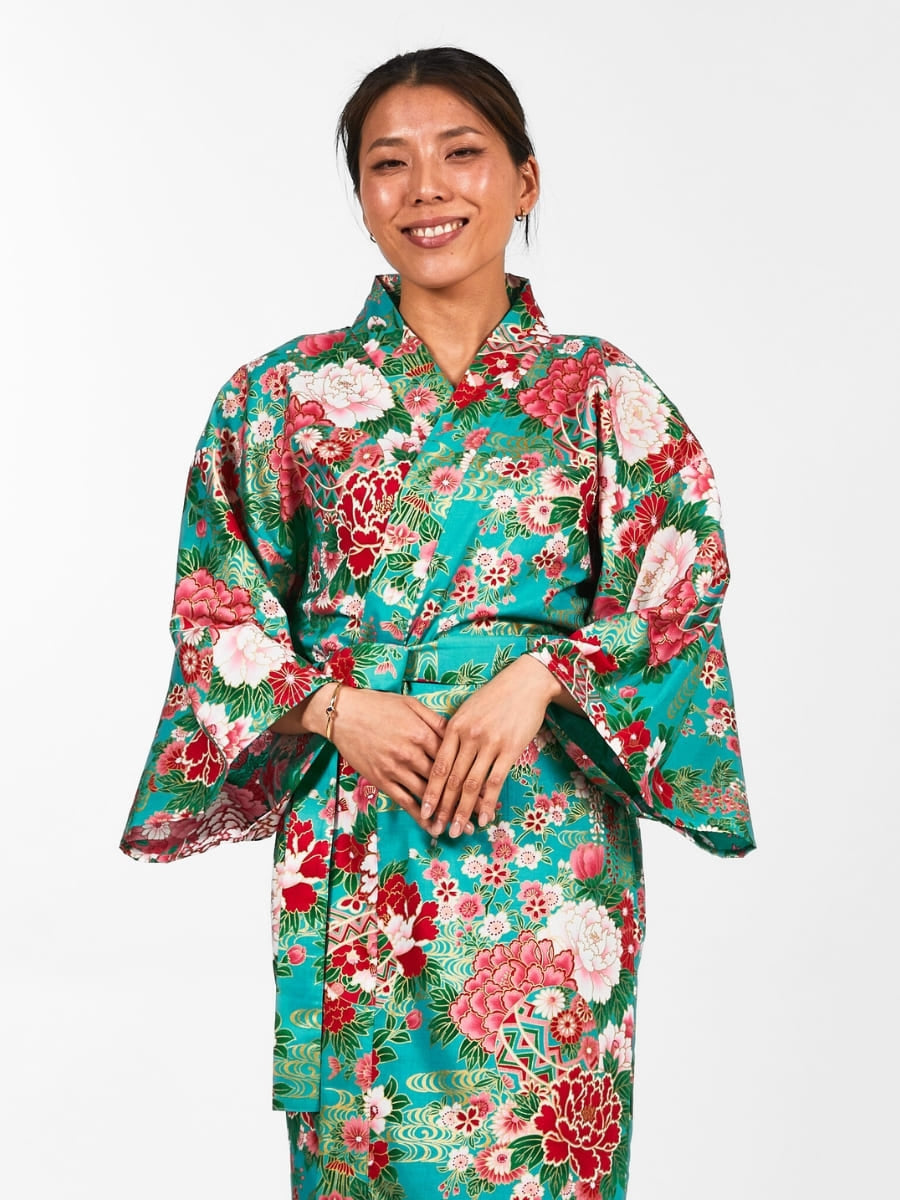 Happi Woman Temari Kimono Én størrelse