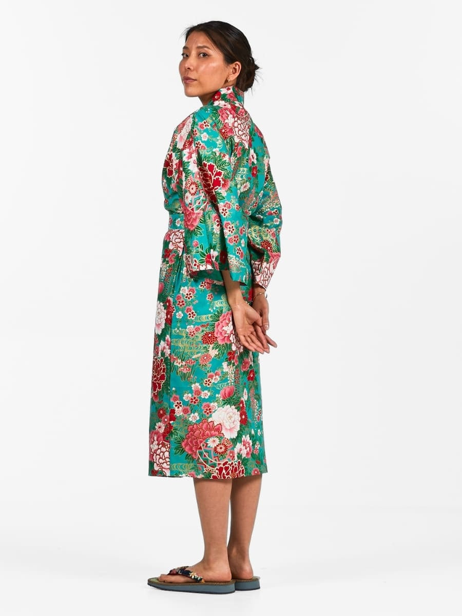 Happi Woman Temari Kimono Én størrelse