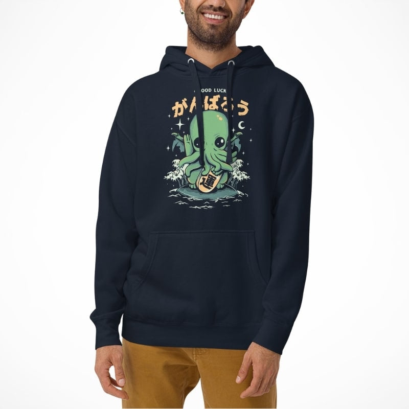 Held og lykke japansk sweatshirt