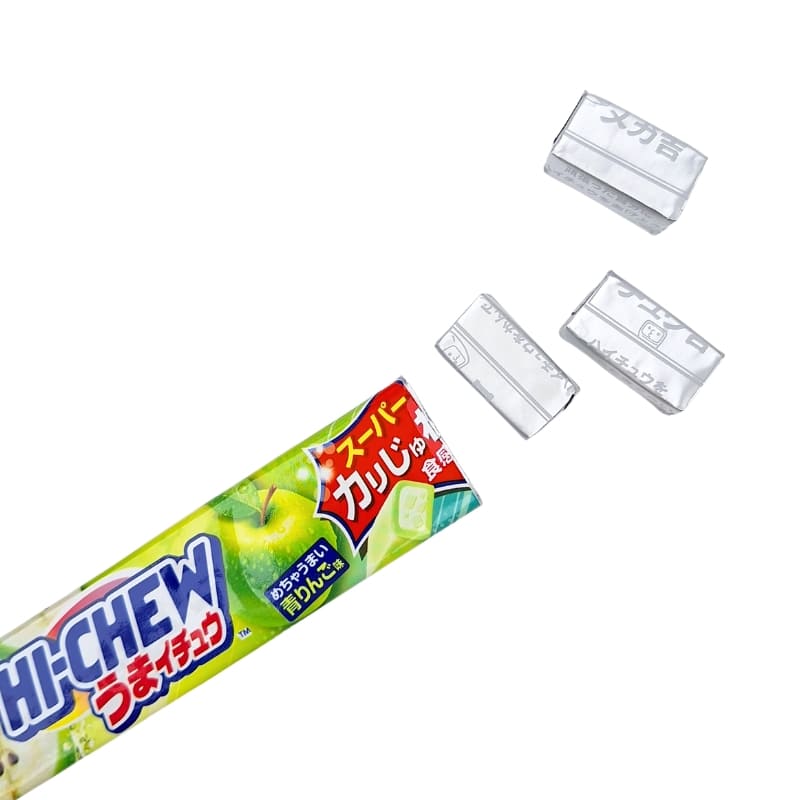 Hi-Chew slik med grøn æblesmag