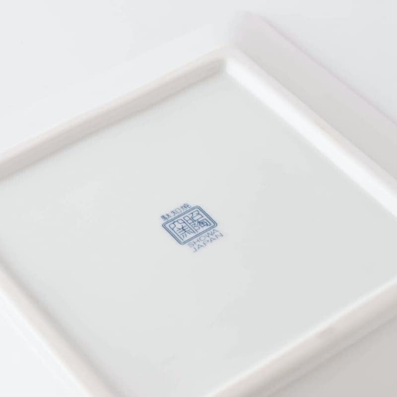 Hokusai japansk firkantet tallerken