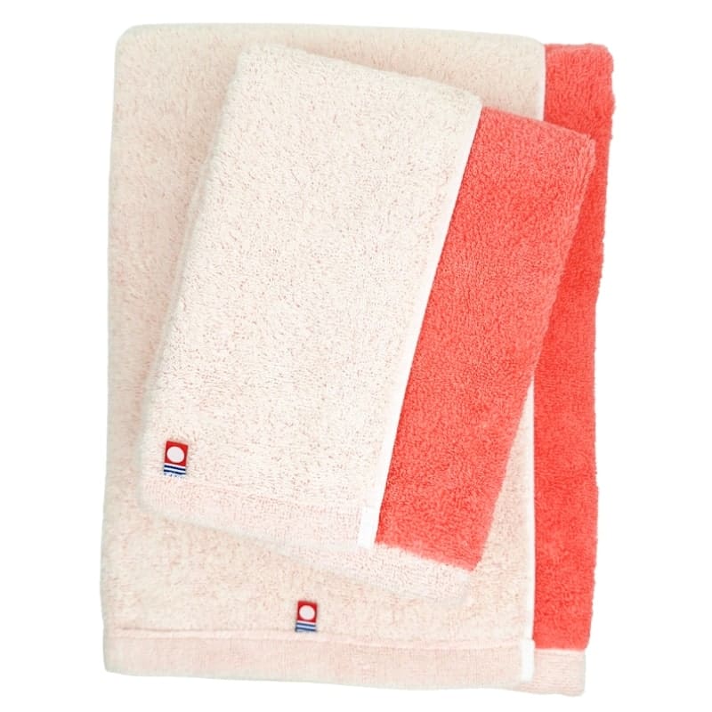 Imabari Bicolour Pink håndklæde