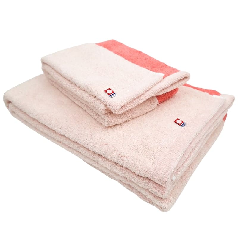 Imabari Bicolour Pink håndklæde