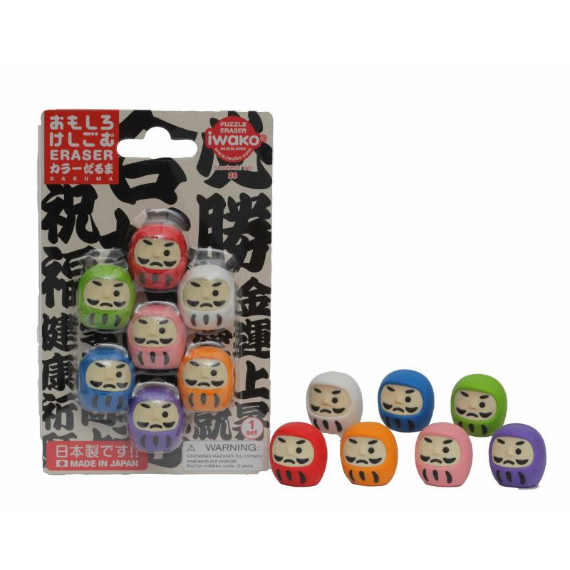 Iwako Daruma japansk viskelæder
