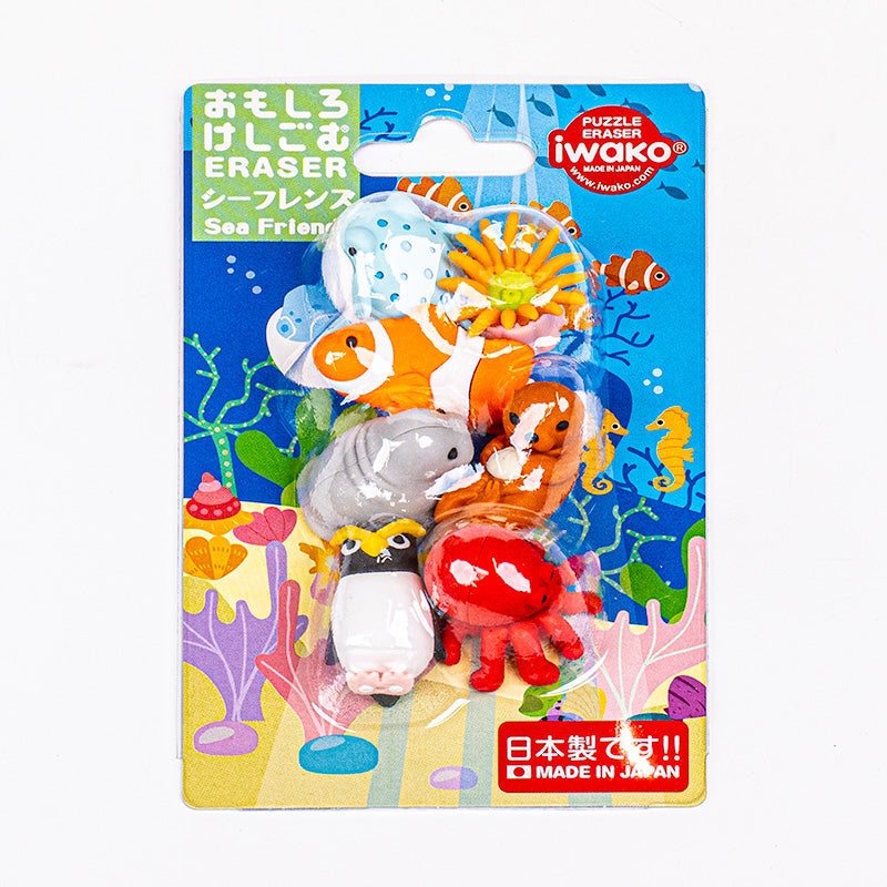 Iwako Japansk Viskelæder - Havdyr