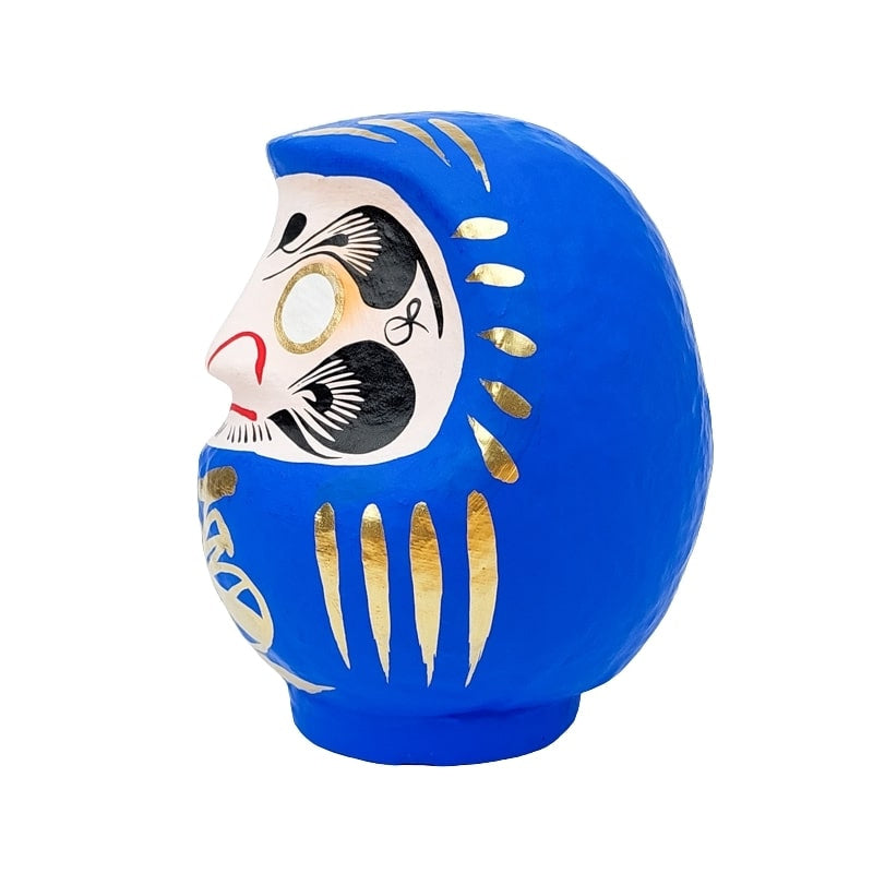 Japansk blå daruma - 9 til 15 cm