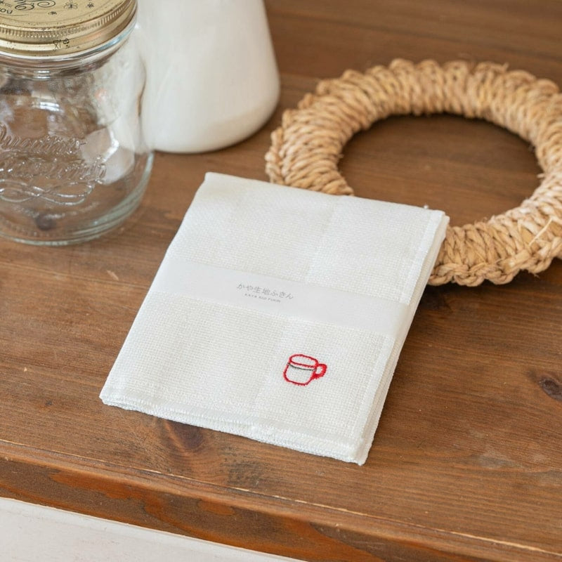 Japansk broderet viskestykkesæt