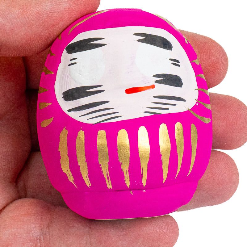 Japansk Daruma 6 cm - Flere Farver