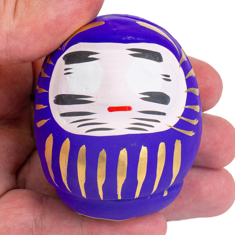 Japansk Daruma 6 cm - Flere Farver