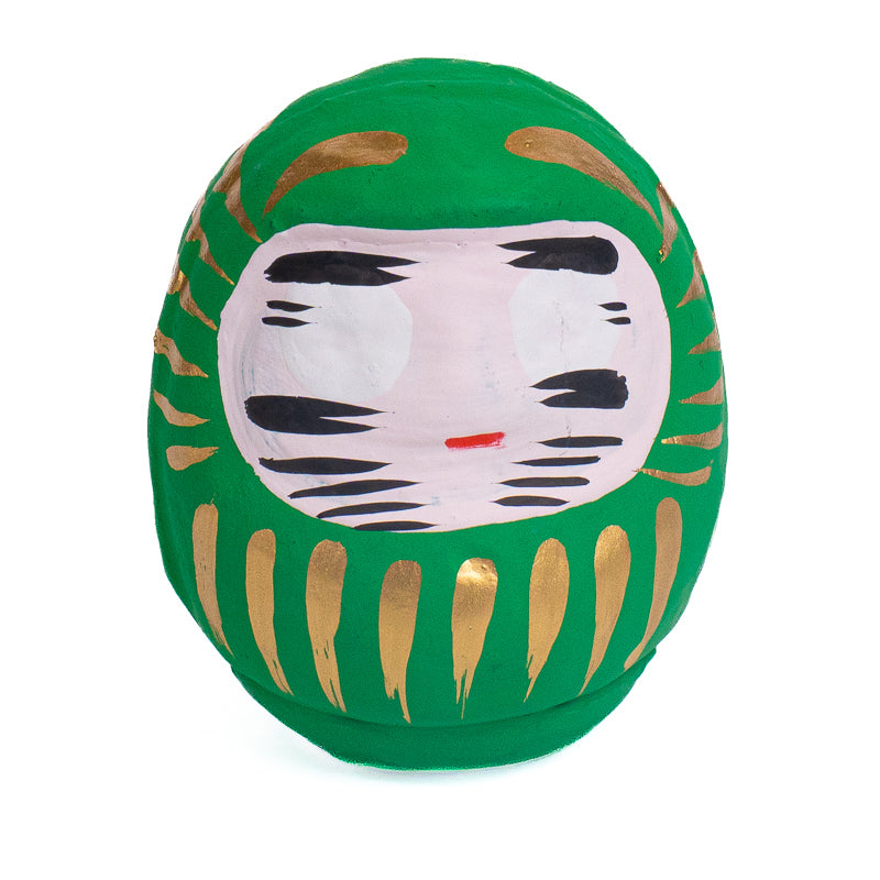 Japansk Daruma 6 cm - Flere Farver Grøn