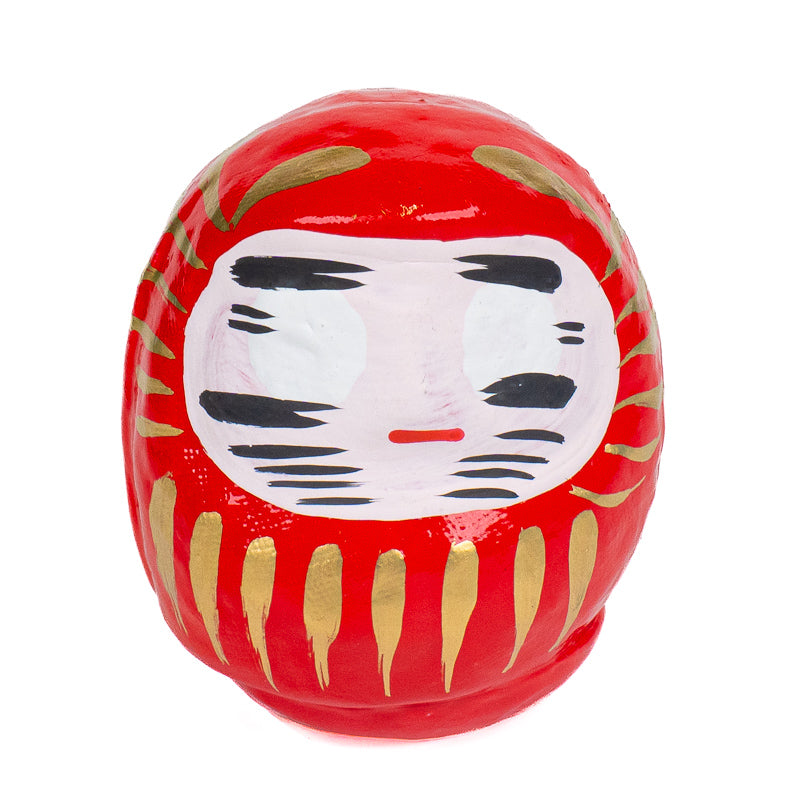 Japansk Daruma 6 cm - Flere Farver Rød
