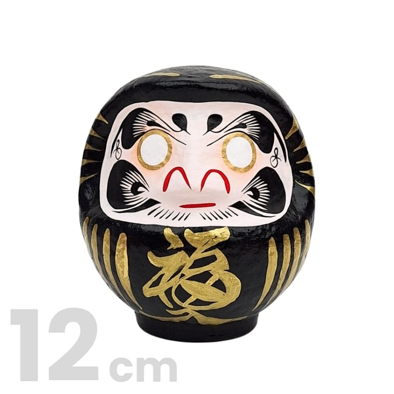 Japansk Daruma Sort - 9 til 15 cm 12 cm