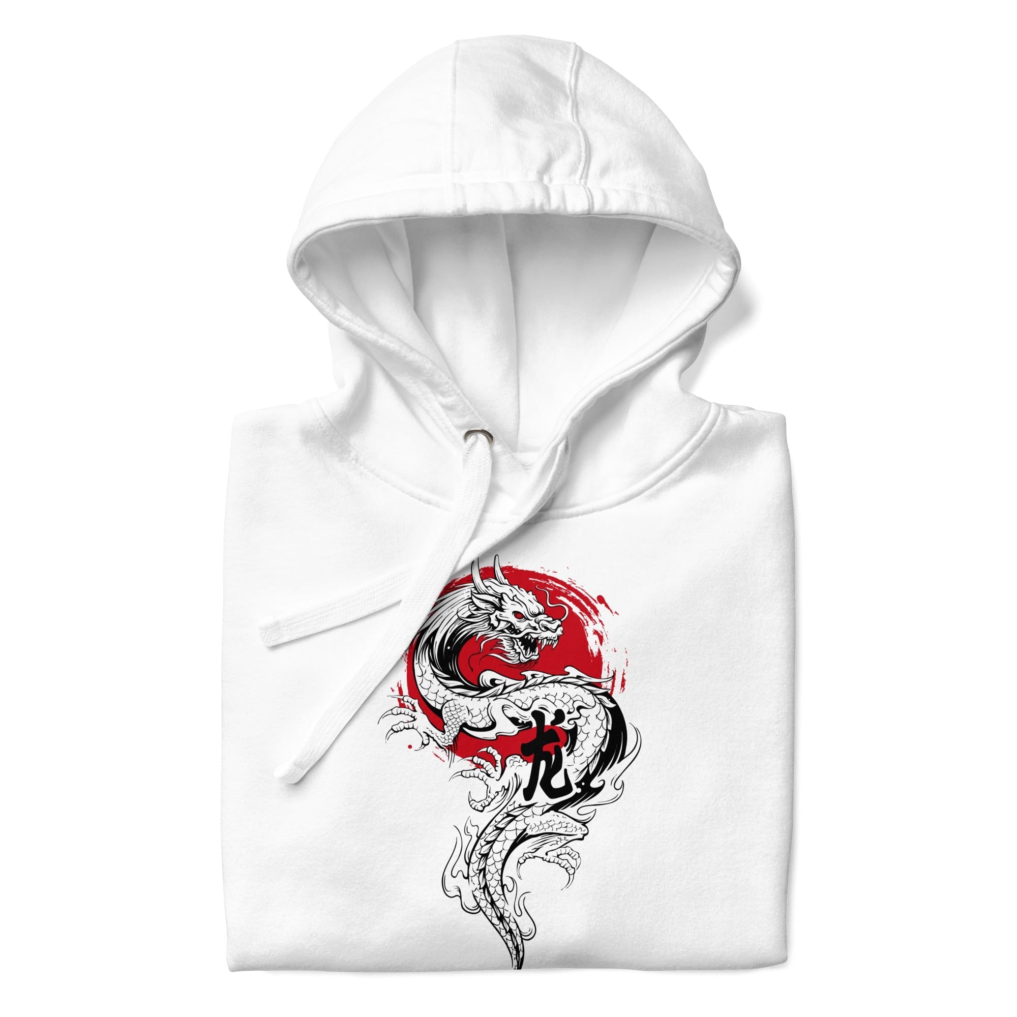 Japansk drage og sol-sweatshirt