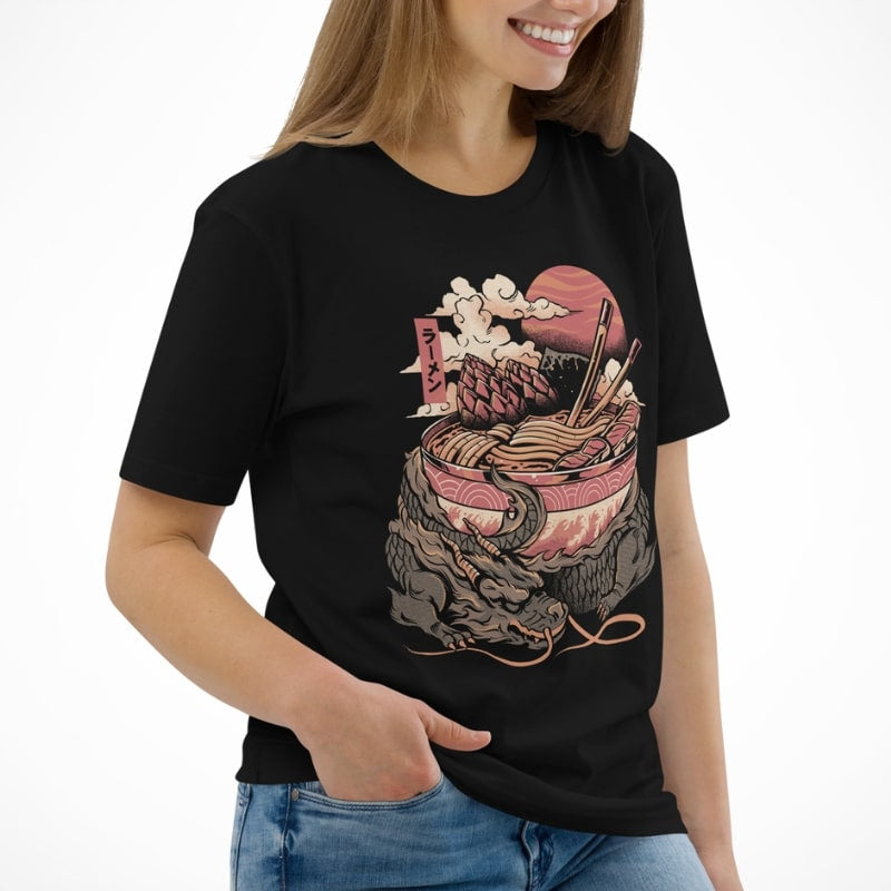 Japansk drage Ramen T-shirt