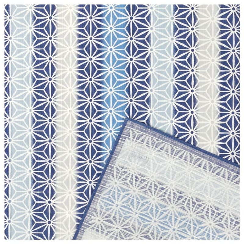 Japansk Furoshiki Asanoha-mønster - 70x70 cm