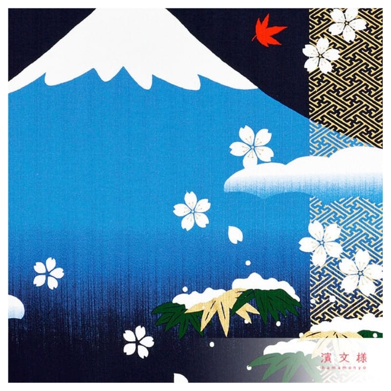 Japansk Furoshiki Four Seasons - 90x90 cm