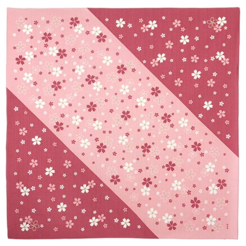 Japansk Furoshiki Kirsebærblomster - 90x90 cm