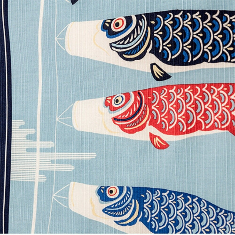 Japansk Furoshiki Koïnobori - 50x50 cm