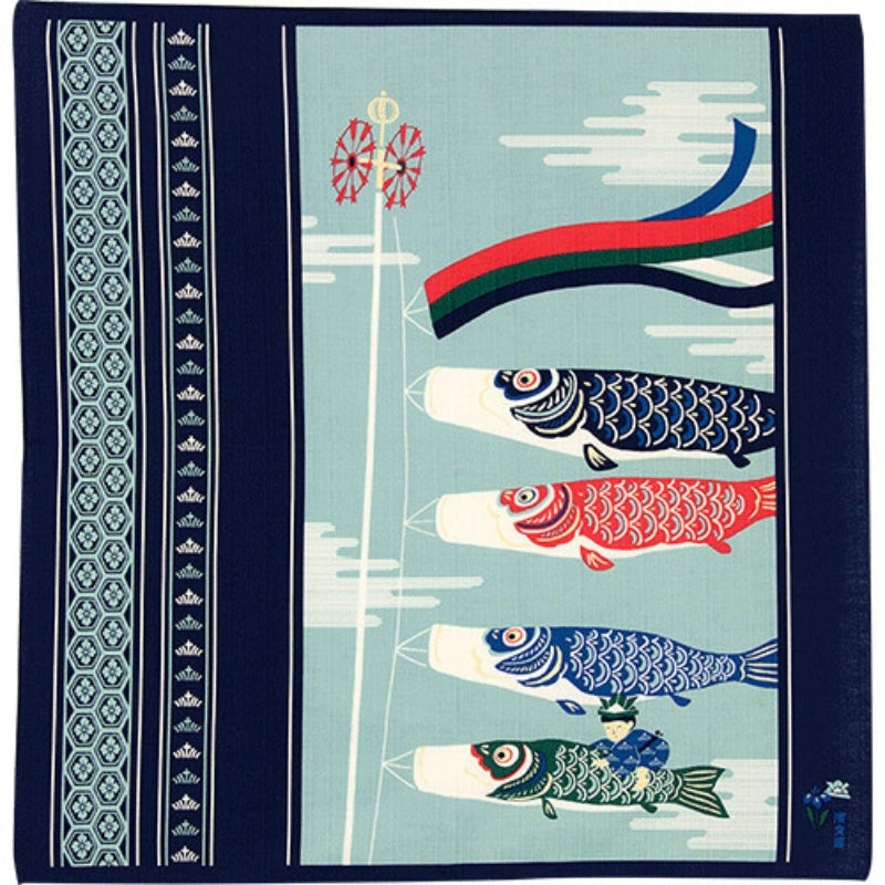 Japansk Furoshiki Koïnobori - 50x50 cm