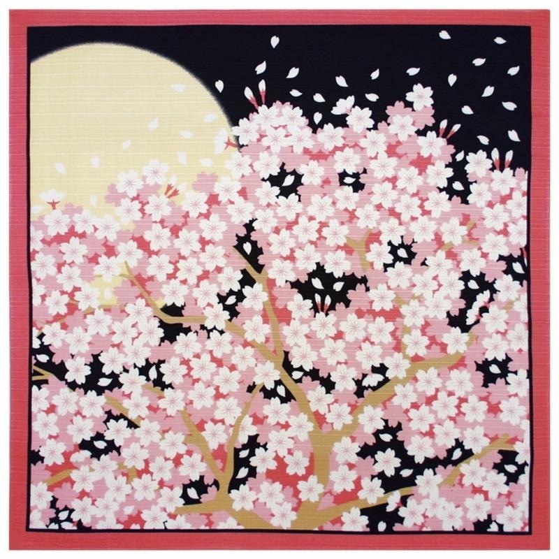 Japansk Furoshiki Sakura - 50x50 cm