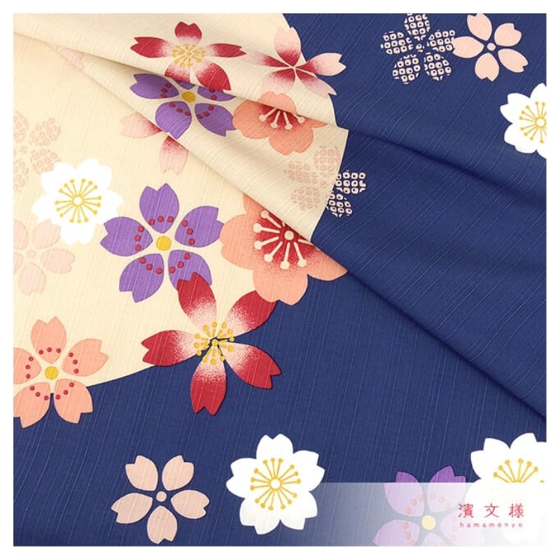 Japansk Furoshiki Shizuka Sakura - 90x90 cm