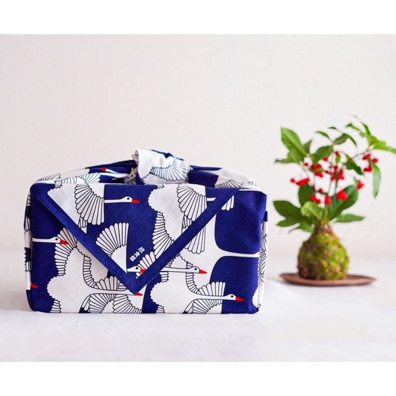 Japansk Furoshiki Shukuzuru - 90x90 cm
