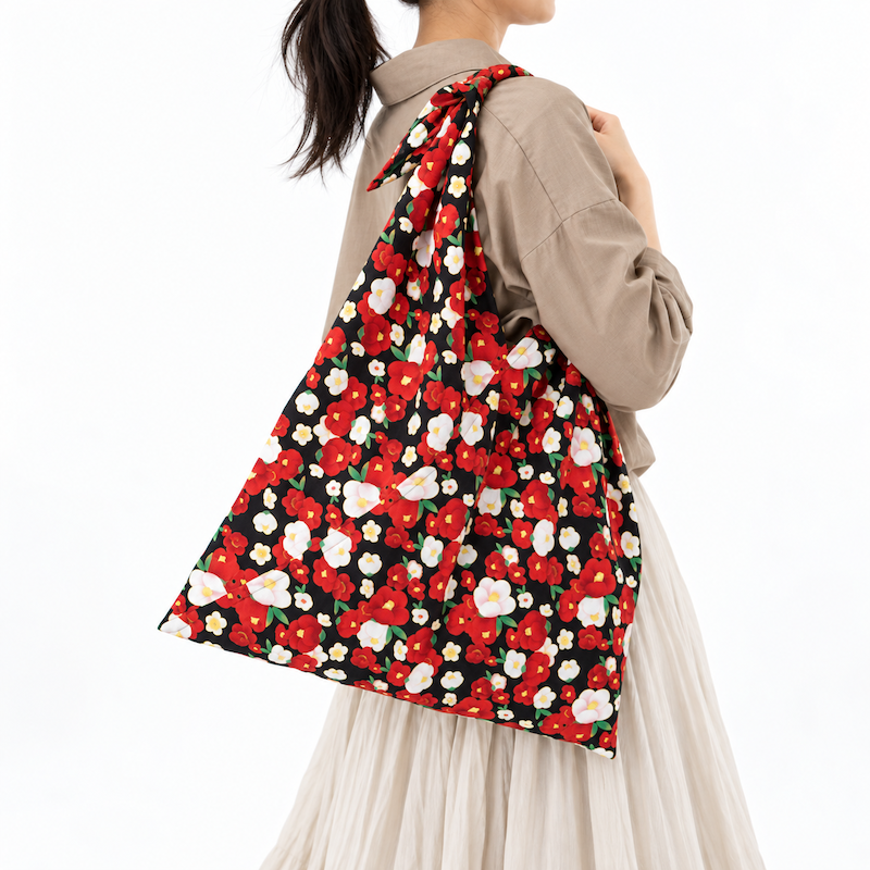 Japansk Furoshiki-taske - Tsubaki