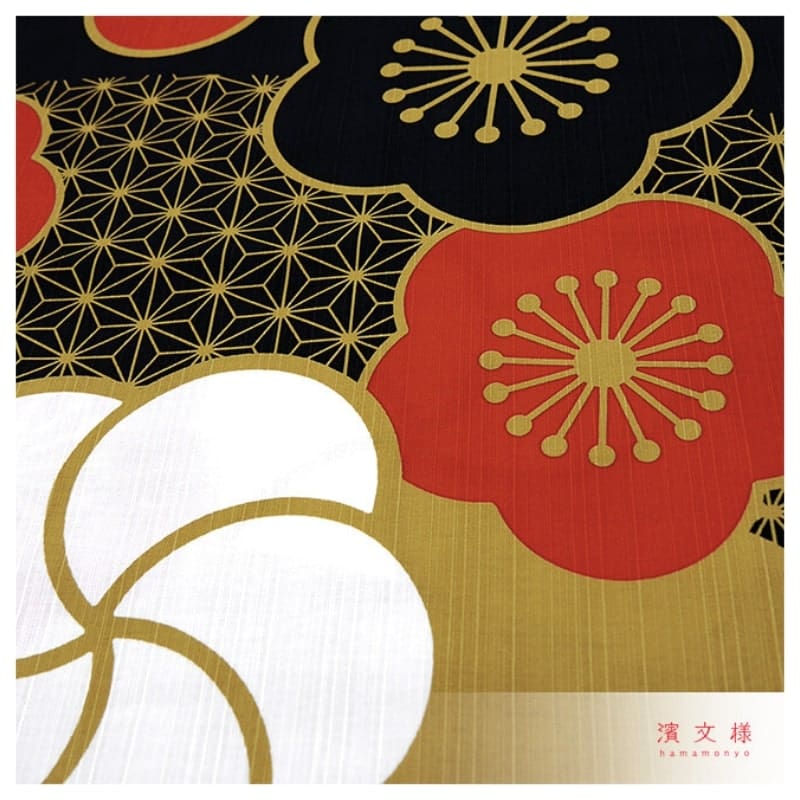 Japansk Furoshiki Ume Nishiki - 90x90 cm