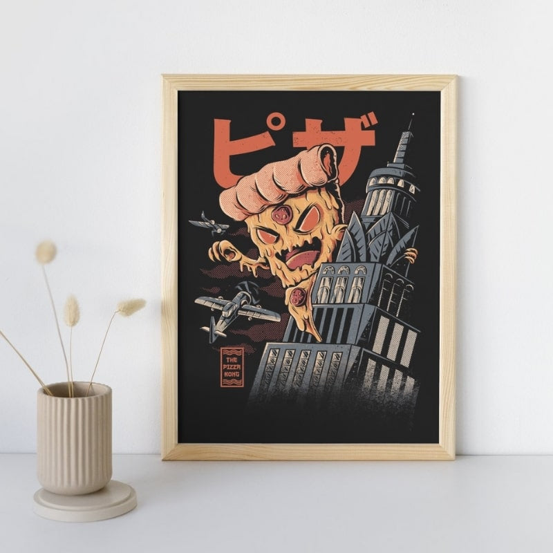 Japansk Godpizza-plakat A3
