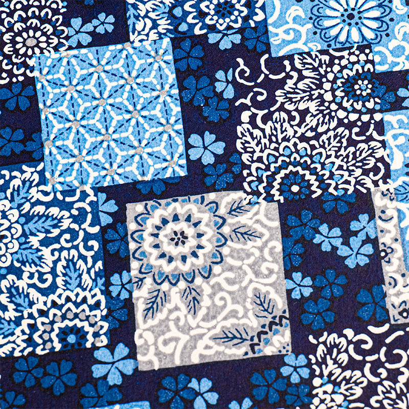 Japansk Goshuin Bog Mino Washi - Indigo